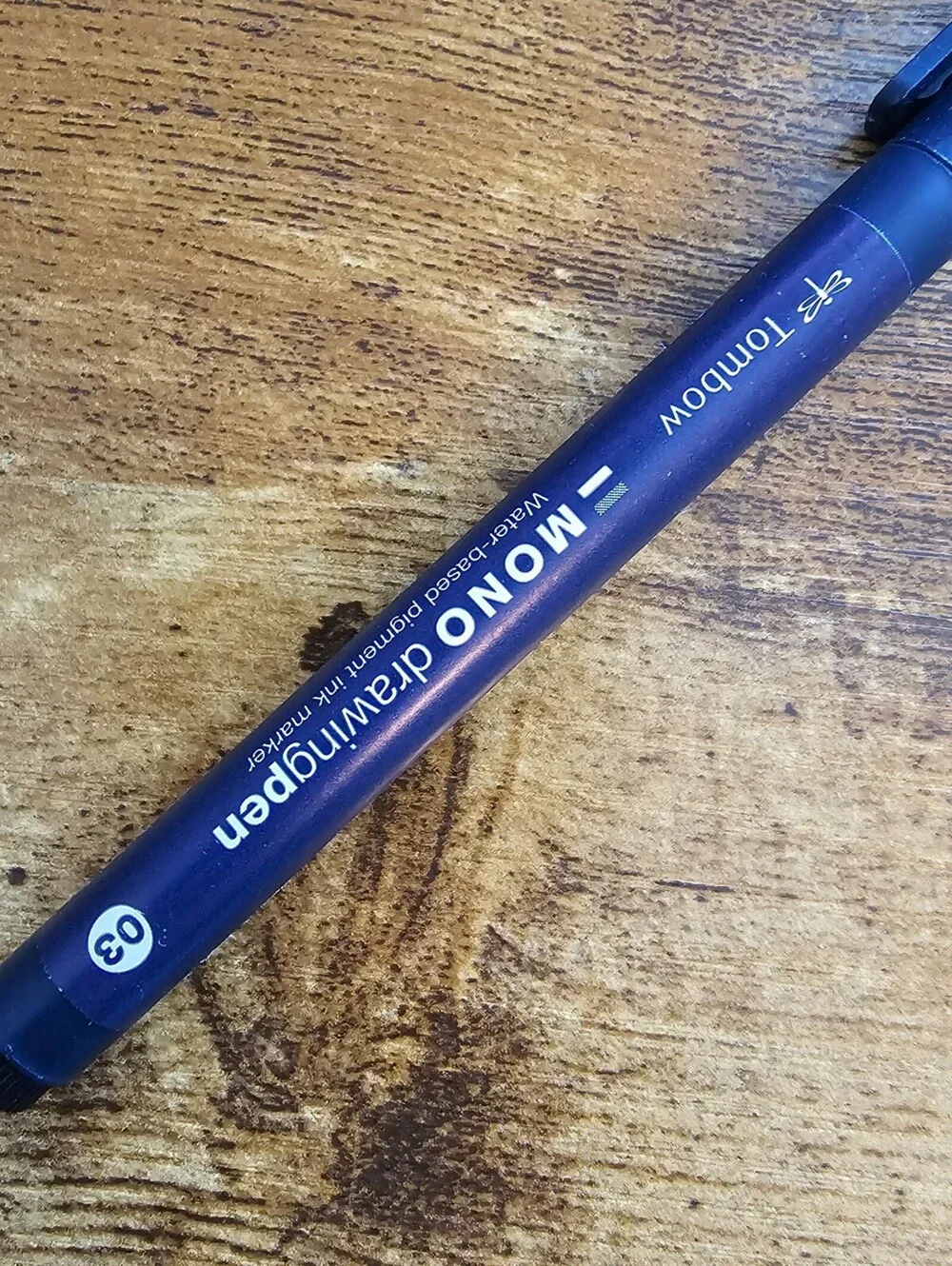 Tombow MONO Drawing Pen, size 03 with black pigment ink